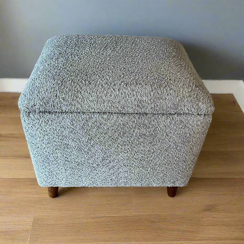 Boucle Dressing Table Stool