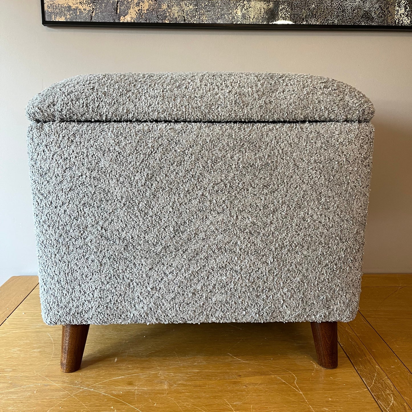 Boucle Dressing Table Stool
