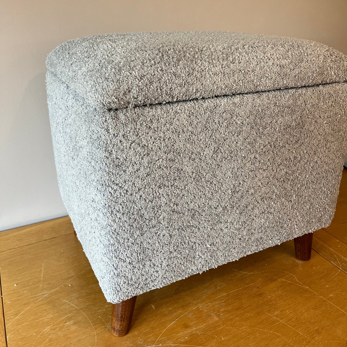 Boucle Dressing Table Stool
