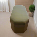 Octagon Storage Ottoman in Linwood Omega Velvets