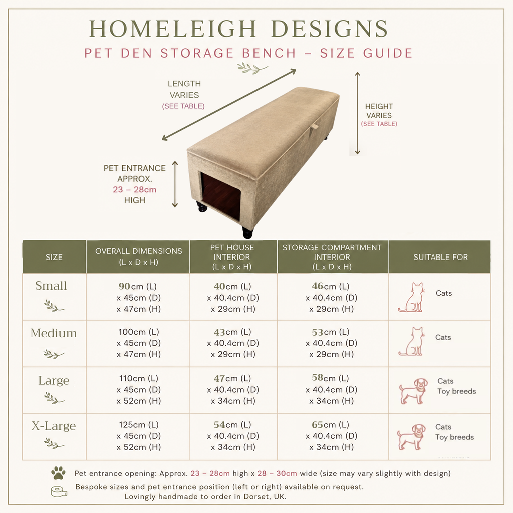 The Lola Bench: Plain Velvet Collection