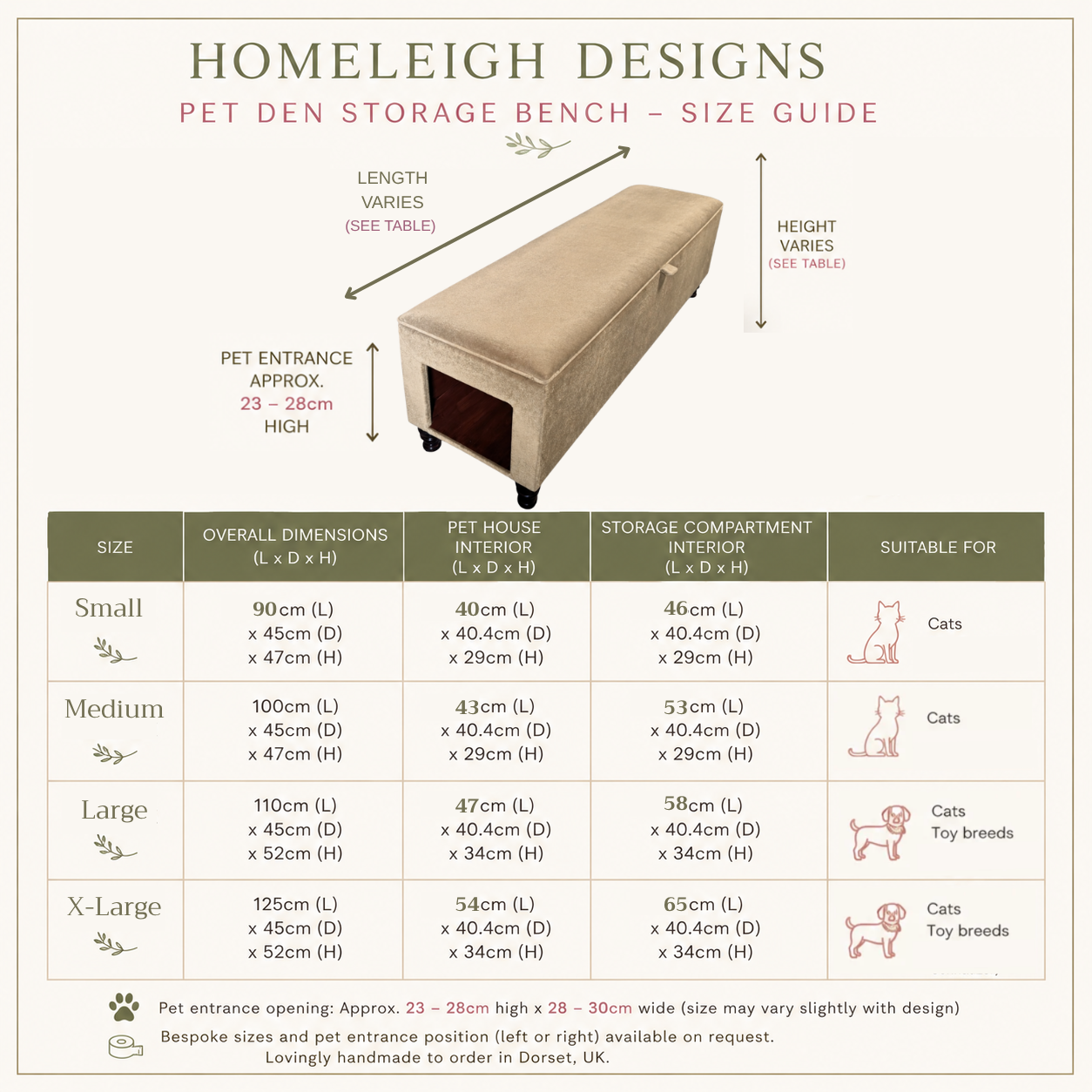 The Lola Bench: Plain Velvet Collection
